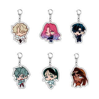 Anime Alien Stage Mizi Sua Till Ivan Hyuna Luka Cosplay Keychain Kawaii Acrylic Pendant Keyring