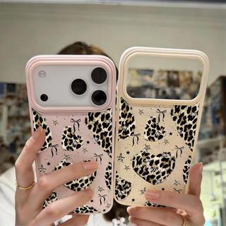 Leopard Rhapsody cho trường hợp iPhone 16promax iPhone 15 mới 14 dễ thương 1312 lỗ lớn