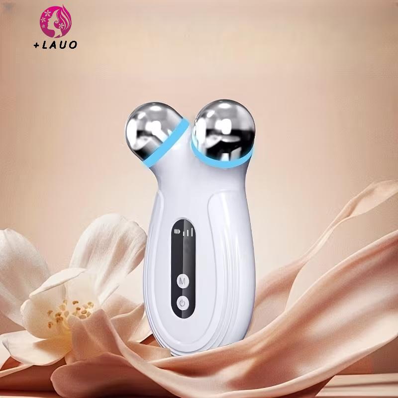 Máy mát xa mặt Microcurrent Springevenstar có đầu kim loại kép Thiết bị mặt EMS để chăm sóc da và sử dụng đường viền tại nhà hoặc Salon Springevenstar