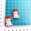 Set Charm/Sticker gắn dép : Bé Ma hóa trang - bộ 7 món cute