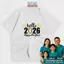 Gia Đình 2026 Bông Nam/Nữ Áo Thun Unisex Màu Xanh Teal