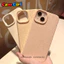 Ốp Lưng Cho IPhone 16 17 13 15 11 12 14 Pro Max XR X XS Max 16 7 6S 6 8 15 14 SE Cặp Đôi Sáng Tạo Màu Hồng Vỏ Mềm Lúa Mì