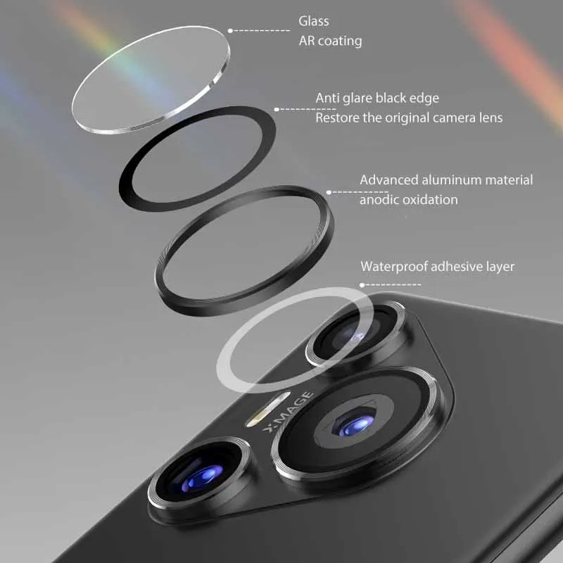 Dành Cho Huawei Pura 80 Ultra Pro + Pro Điện Thoại Camera Bảo Vệ Ống Kính Vòng Dành Cho Huawei Pura 80Ultra 80Pro + 80Pro Hợp Kim Nhôm Bảo Vệ Ống Kính Kính Kính Phim