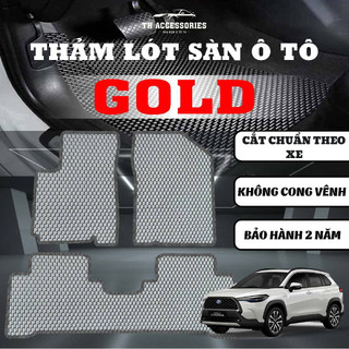 Thảm lót sàn ô tô Toyota Corolla Cross TH Accessories cắt chuẩn form xe dễ dàng vệ sinh không ẩm mốc (full bộ có cốp)