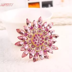 HFSHY Trâm cài tóc nữ vintage pha lê, thiết kế baroque tinh tế, phụ kiện thời trang retro