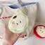 HFSHY Hoạt Hình Dễ Thương Sang Trọng Ví Đựng Tiền Xu Móc Khóa Mặt Dây Chuyền Túi Bảo Quản Di Động Bapa Charm Túi Ngọt Ngào Treo Đồ Trang Trí Quà Tặng Nữ Tính VN