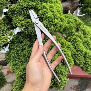 KÌM UỐN DÂY NHÔM HD BONSAI - Bản cao cấp - Thép trắng chống gỉ  Độ dài: 21.3 cm   Độ mở cán cầm: 5 cm