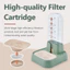 HamshMoc Máy phun nước cho mèo Chất liệu PET PP Thiết kế có thể giặt được Bộ lọc chống bụi Cấp nước sạch cho trong nhà