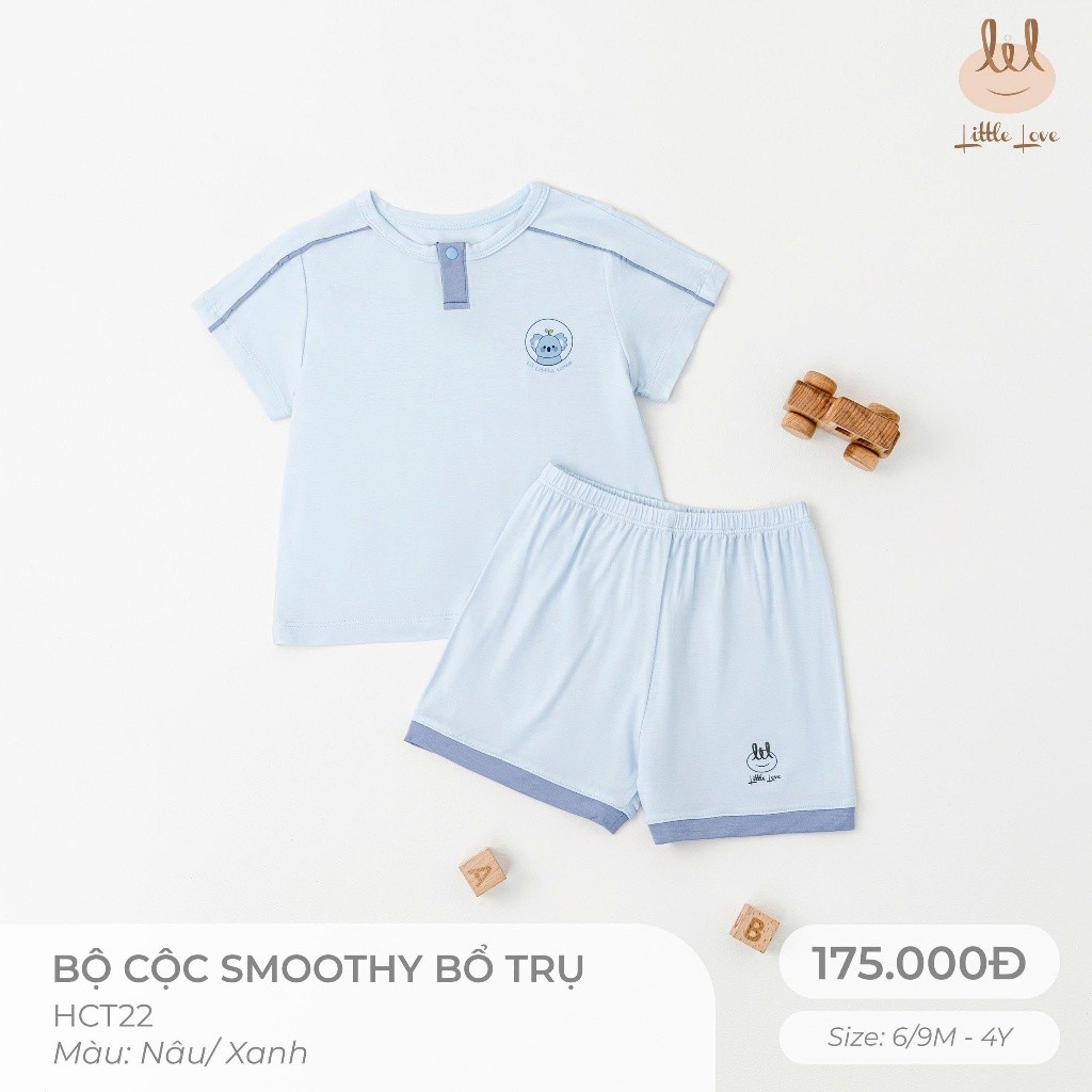 BỘ CỘC TAY VẢI SỢI TRE BỔ TRỤ [ SIÊU MỀM, MÁT, MỊN CO DÃN VÀ THẤM HÚT TỐT] SZ 6/9M - 4Y (HCT22)