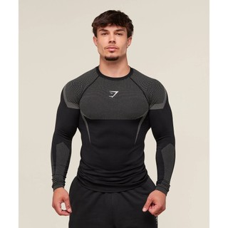 Gymshark Áo Thun Thể Thao Nam Căng Bóng, Thoáng Khí - Phù Hợp Tập Gym và Chạy Bộ