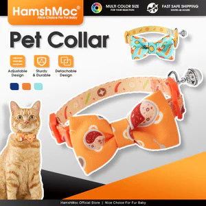 HamshMoc Cổ Mèo Chia Tay Cổ An Toàn Có Chuông Có Thể Điều Chỉnh Cổ Mèo Con Dễ Dàng Phát Hành Khóa Thiết Kế