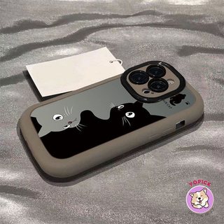 Creative Cat Phone case for IPhone17 16 15 14 13 12 11 X Xs Xr 7 8 Plus Pro Max Anti Drop Soft Back Cove JKP