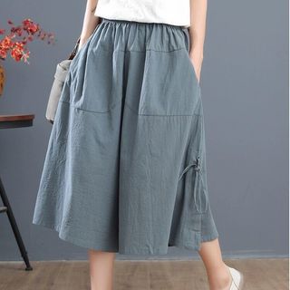 Quần nữ cỡ lớn mùa hè, ống rộng