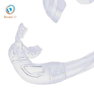 DoveWill Ống Thở Silicon Thoải Mái Miệng, Có Hộp ĐỰng và Gấp Được cho Lặn Tự Do