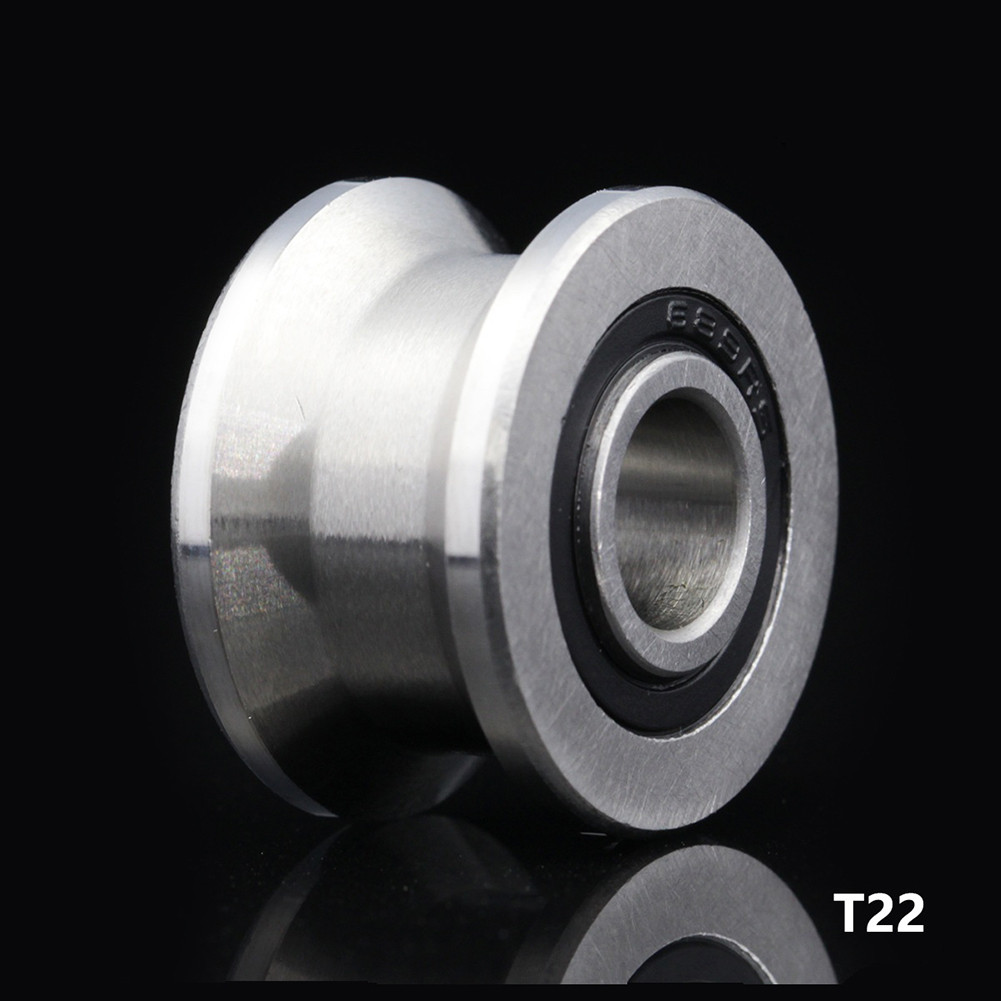 <cosyh>Sliding Rollers Bearing for U22 T22 Track Pulley 22 5mm Diameter Stainless Steel