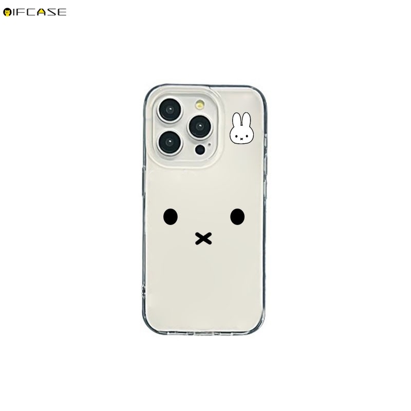Dành Cho Redmi Note 15 Pro Plus 15R 15C K90 Turbo 4 Pro Max A5 RedmiNote15 Redmi15C 4G 5G Vỏ Điện Thoại Thỏ Trắng Dễ Thương Thỏ Hoạt Hình Vỏ Đơn Giản
