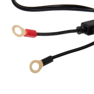 Đầu kết nối ắc quy 12V xe máy tiện lợi an toàn Đầu Cuối O / Đầu cuối vòng，Nối Dài / Sạc dễ dàng