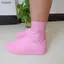 Bigapple Giày Đi Mưa Chống Thấm Nước Silicone Unisex Ngoài Trời Chống Thấm Nước Chống Trơn Trượt RDG