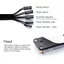 Công tắc nguồn PC JUIC, Cáp mở rộng Nguồn điện bên ngoài trong suốt, Công tắc từ xa DIY chuyên nghiệp Nút nguồn Acrylic Máy tính để bàn