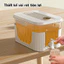 Bình Đựng Nước Tủ Lạnh Có Vòi Rót 3-9L, Bình Đựng Nước Ép, Trà Trái Cây Có Chân Đế Và Lõi Lọc Trà