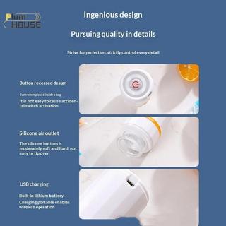 PlumHOUSE Máy Bơm Điện Đa Năng Cầm Tay Mini Túi Bảo Quản Qui Máy Hút Không Khí Cho Du Lịch Hút Chân Không Túi Bảo Quản Không Gian Túi VN