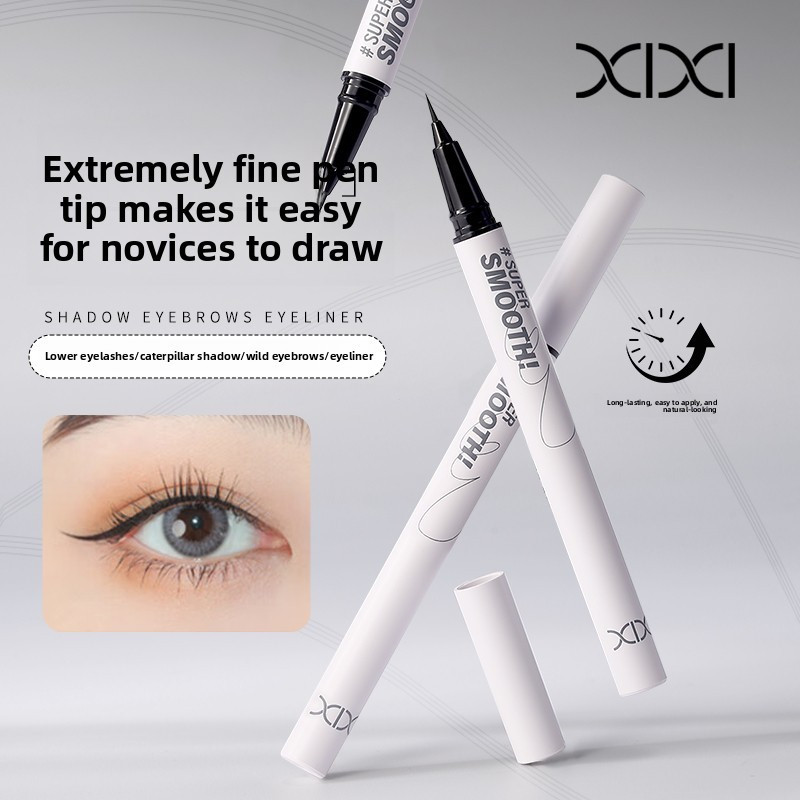 Xixi Bút Kẻ Mắt Siêu Mảnh 0.03mm Chống Nước Lâu Trôi Nét Vẽ Tự Nhiên Không Lem Mỹ Phẩm Nội Địa D944