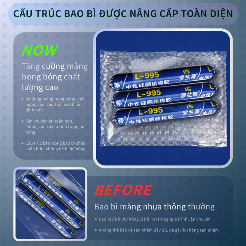 Keo Silicon Trung Tính Đa Năng Chống Thấm Nước - Độ Kết Dính Cao, Dùng Cho Công Trình & Sửa Chữa Nhà