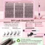 Lông mi giả AFTEROF, Cụm lông tơ dài 10-16mm Lông giả, 30D / 40D / 50D / 60D Kiểu dáng tự nhiên Wispy Trang điểm mắt giả