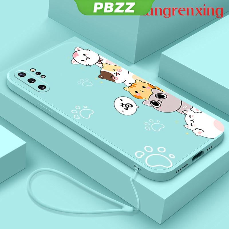 Ốp Điện Thoại Silicone Mềm Chống Sốc In Hình Mèo Hoạt Hình Cho samsung note 10 plus samsung note 10 YTDZMM02