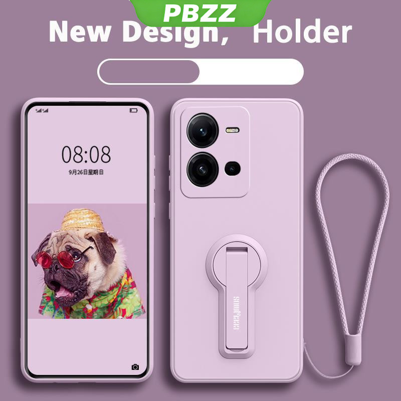 ốp lưng Ốp điện thoại Vivo V25 Vivo v25e Vivo V25 Pro 5g Ốp mềm Ốp chống sốc mịn bảo vệ silicon lỏng thiết kế mới 360 ° với giá đỡ ytxzzj01 đẹp viền vuông cute