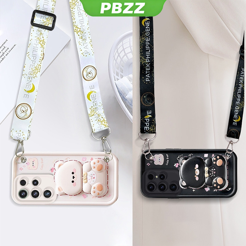 FOR ốp lưng Ốp Lưng Cho Samsung S22 ultra Samsung S22 plus Samsung S22 5g Vỏ Điện Thoại Vỏ Mềm Silicon Chống Sốc Thiết Kế Mới Thẩm Mỹ Có Giá Đỡ Và Dây Buộc Cho Bé Gái JTXXZJGS02