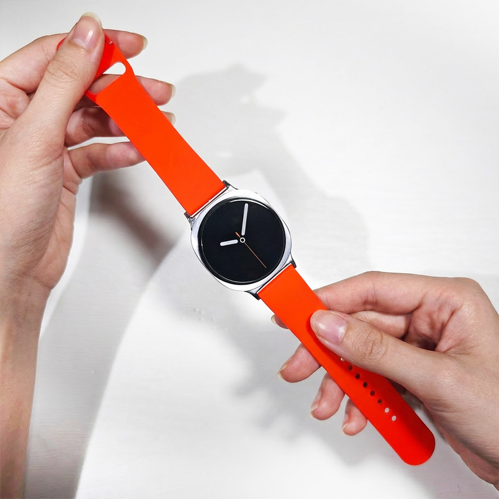 Dây đeo silicon cho Samsung Galaxy Watch 8 40mm 44mm / 8 cổ điển 46mm vòng tay thể thao dây đai phụ kiện