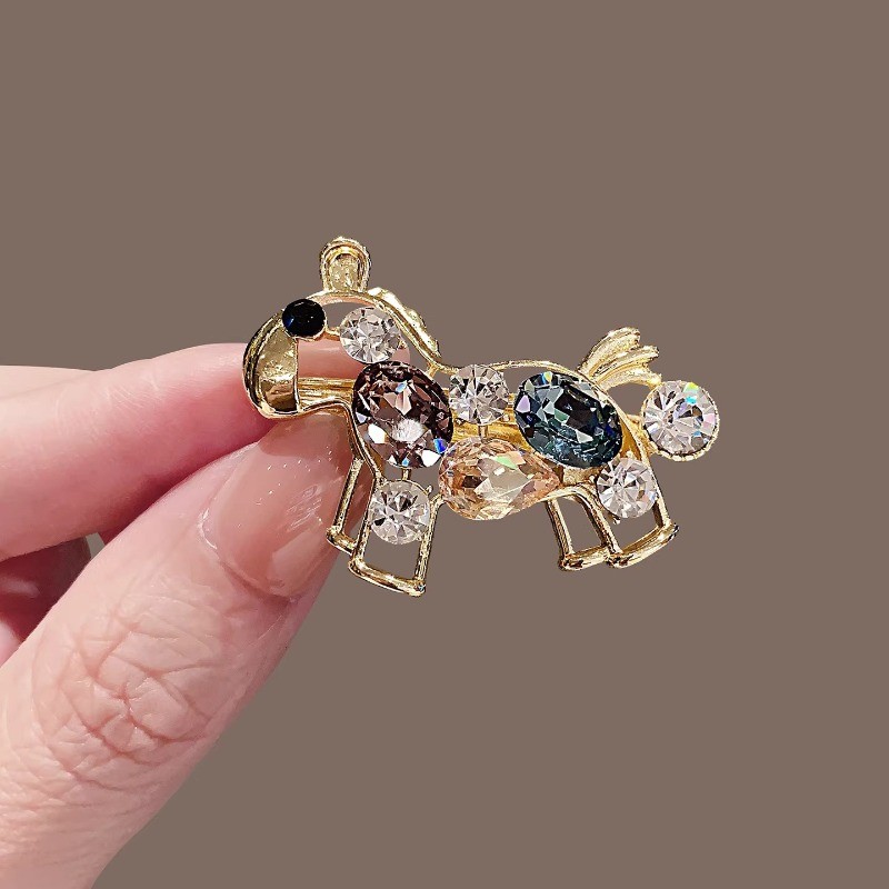 MAUROPOLI Phiên Bản Hàn Quốc Kim Cương Giả Pony Tóc Nữ Phong Cách Mới Đơn Giản Bên Nổ Kẹp Tất Cả Trận Đấu Tóc Gãy Mỏ Vịt Kẹp Mũ Đội Đầu Năm Mới