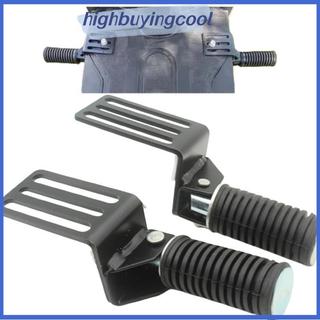 HCVN 2 Cái Tựa Trước Thoải Mái Đường Phố Hành Trình Bàn Đạp Có Thể Gập Lại Kim Loại Xe Máy Chân Chốt Xe Đạp Điện DIY Phụ Kiện HOT