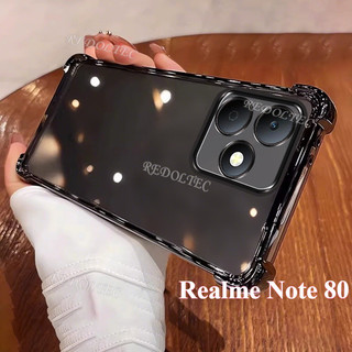 Ốp lưng Realme Note 80 Thiết kế mới Vỏ trong suốt chống sốc bốn góc Realme Note80 Ốp lưng mềm siêu mỏng