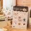 GETVOW Die-Cut Sticker Book, Dream Pursuit Life Series 20 tờ Vật liệu chủ đề cuộc sống, Tạp chí PET Sổ lưu niệm DIY Khung ảnh Trang trí Đồ dùng văn phòng phẩm