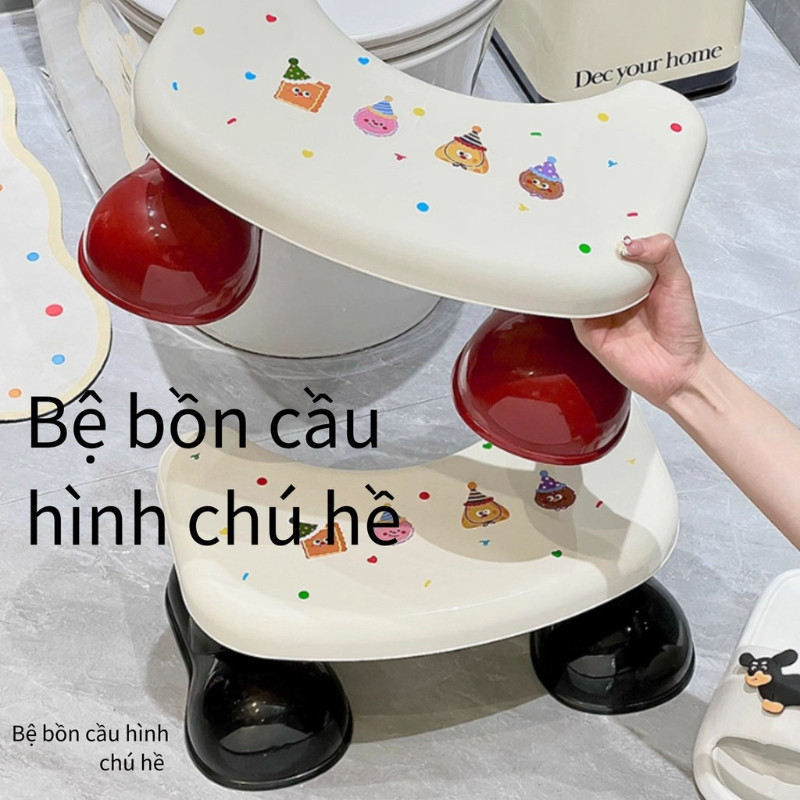 Ghế Kê Chân Nhà Vệ Sinh Đa Năng - Thiết Kế Nhỏ Gọn Chống Trượt, Chất Liệu Nhựa PP Cao Cấp Bền Bỉ Và An Toàn