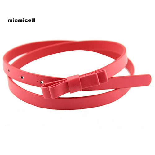 Thắt lưng da PU nữ màu pastel, thiết kế hai lớp với dây thun mỏng