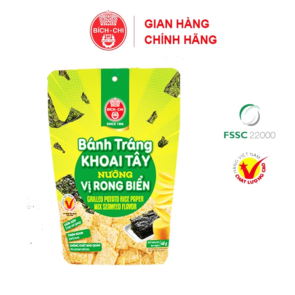 Combo 2 Bánh Tráng khoai tây nướng Bích Chi - ăn vặt siêu ngon, siêu cuốn, nhiều vị Bim bim