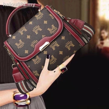 Women's Korean-Style PU Leather Shoulder Bag – Large