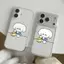 Chú Cún Trắng Đẩy Xe Cho Bé Dùng Cho 16 Ốp Lưng Iphone 17 Air Không Gian 14/13/11 Pro