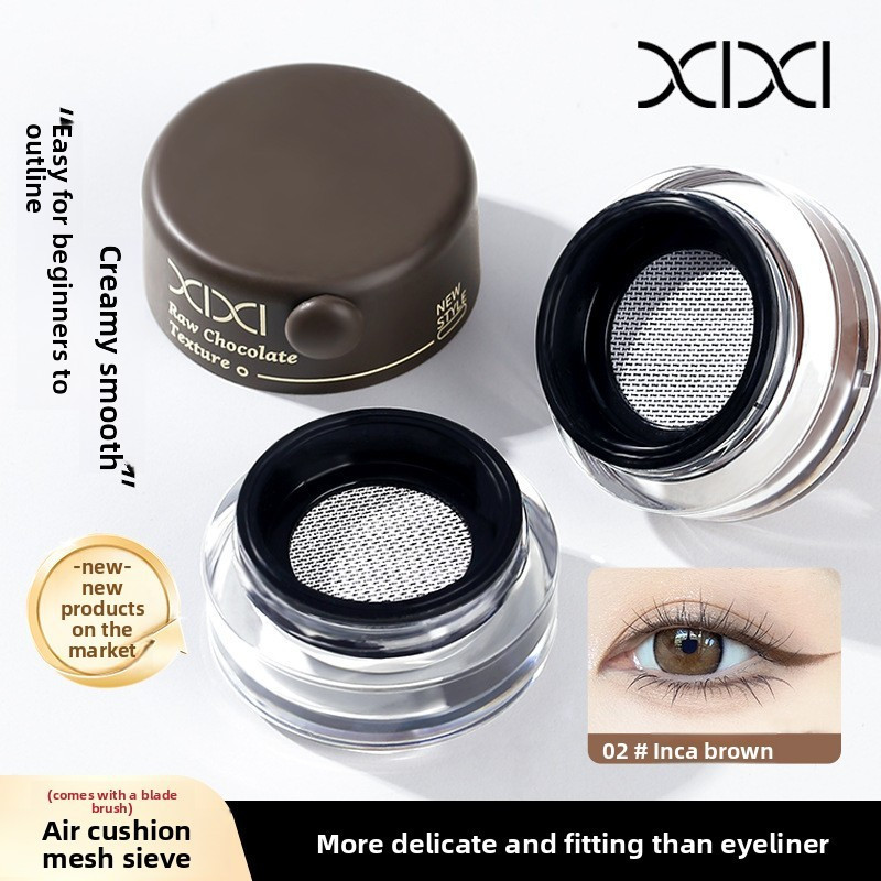 Xixi Kem Kẻ Mắt Dạng Lọ Mềm Mịn Dễ Kẻ Lên Màu Đều Chống Nước Không Lem Lâu Trôi Tự Nhiên D766
