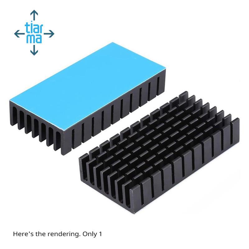 Tản nhiệt nhôm cho linh kiện điện tử RAM, chip, SSD, LED 70x22x10mm kèm băng dẫn nhiệt