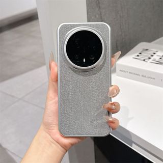 CHO HONOR Magic8 Vỏ Điện Thoại Tích Hợp Vòng Từ Tính Họa Tiết Vải Lanh Lông Nhẹ Sang Trọng Magic8Pro Cứng Phong Cách Mới