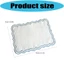 Thảm trải bàn thêu trang trí Yoo Thảm lót nhà bếp bằng vải Polyester chống trượt để sử dụng tại nhà và văn phòng sành điệu