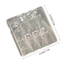 Treeling Professional Crosses Nail Stencil Nail Charm Kết cấu silicon trong suốt