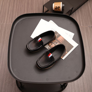 Bé Trai Loafers Trẻ Em Giày Thường Ngày Cho Trẻ Tập Đi Vừa Lớn Trẻ Em Phong Cách Anh Thời Trang Mềm Mại Slip-on Cổ Điển Loafers Mùa Xuân Mới Moccasins