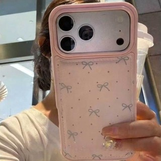Dành Cho IPhone 17 Air 16 15 14 13 12 11 Pro Max X XR XS Max 7 8 Plus Đơn giản Wave Point Bowknot trường hợp điện thoại