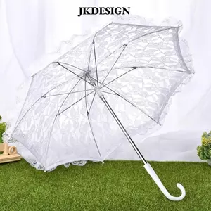 Ô che nắng ren thêu cổ điển, phù hợp đám cưới và chụp ảnh