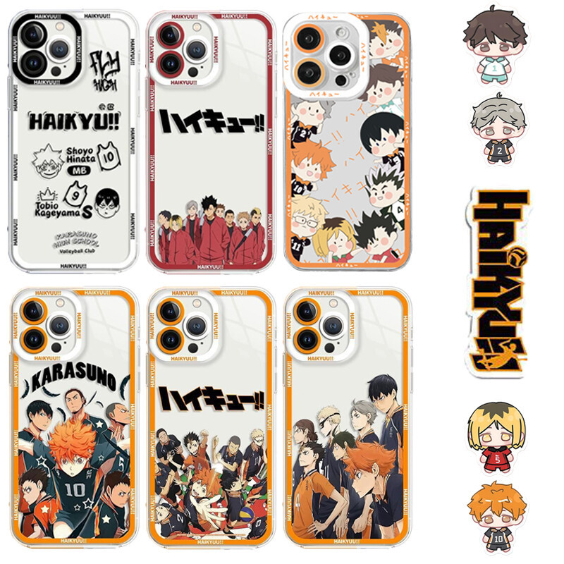 Ốp Điện Thoại Hoạt Hình Bóng Chuyền Haikyuu Cho Redmi A5 Note 11 10 10S 9T 9 9S 8 12 Pro Max 11S 12S 9 10 4G Vỏ Anime Chống Sốc Thời Trang Trong Suốt Vỏ TPU Chất Lượng Cao
